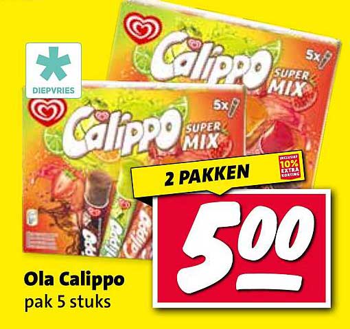 Ola Calippo pak 5 stuks