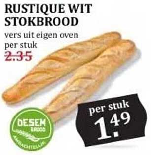 RUSTIQUE WIT STOKBROOD