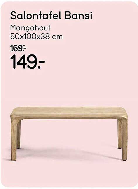 Salontafel Bansi