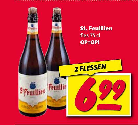 St. Feuillien fles 75 cl OP=OP!