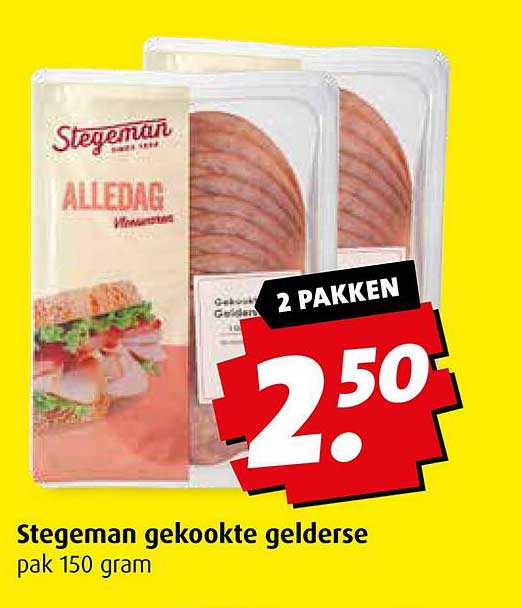 Stegeman gekookte g Gelderse, 2 pakken