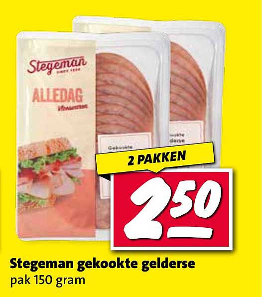Stegeman gekookte gelderse pak 150 gram