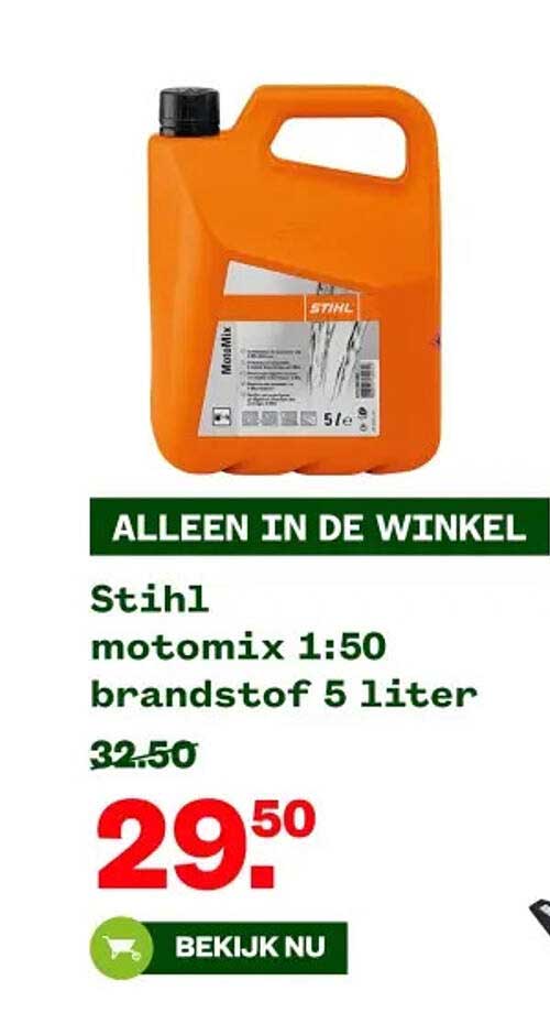 Stihl motomix 1:50 brandstof 5 liter