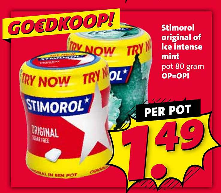 Stimorol original of ice intense mint pot 80 gram