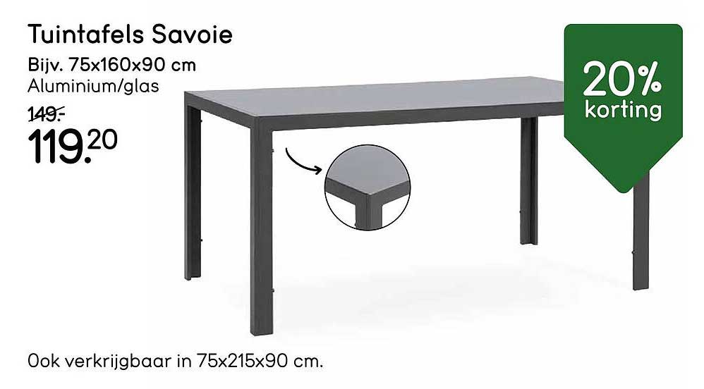 Tuintafels Savoie