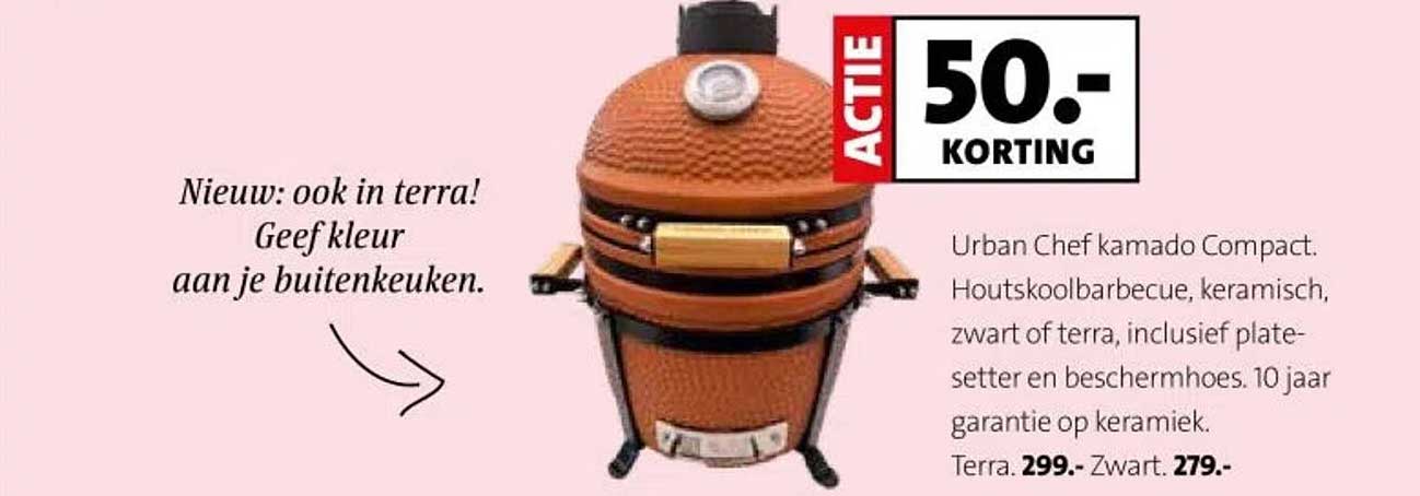Urban Chef kamado Compact met 50.- korting