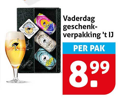 Vaderdag geschenkverpakking 't IJ