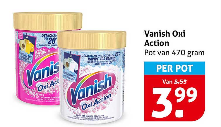 Vanish Oxi Action Pot van 470 gram