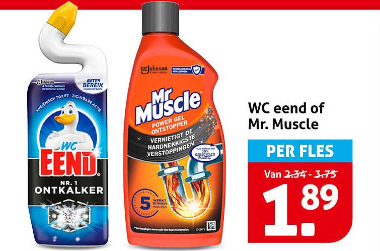 WC eend of Mr. Muscle