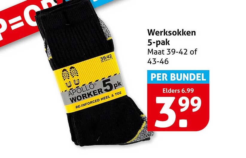 Werksokken 5-pak