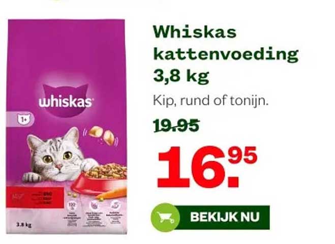 Whiskas kattenvoeding 3,8 kg