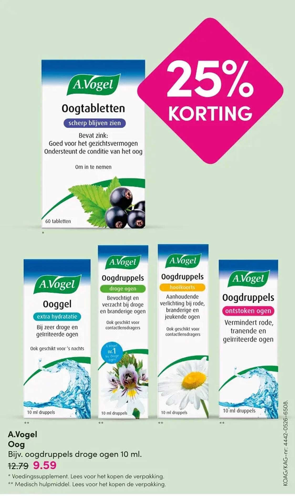 A.Vogel Oog 25% KORTING