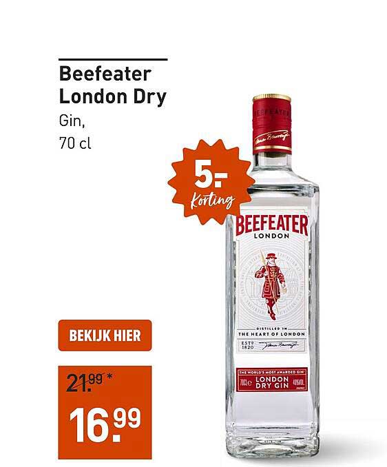 Beefeater London Dry Gin, 70 cl