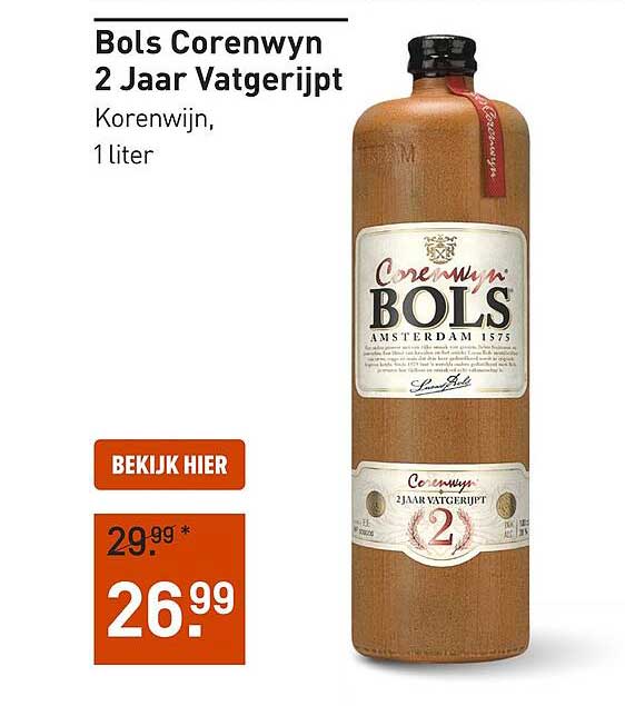Bols Corenwyn 2 Jaar Vatgerijpt