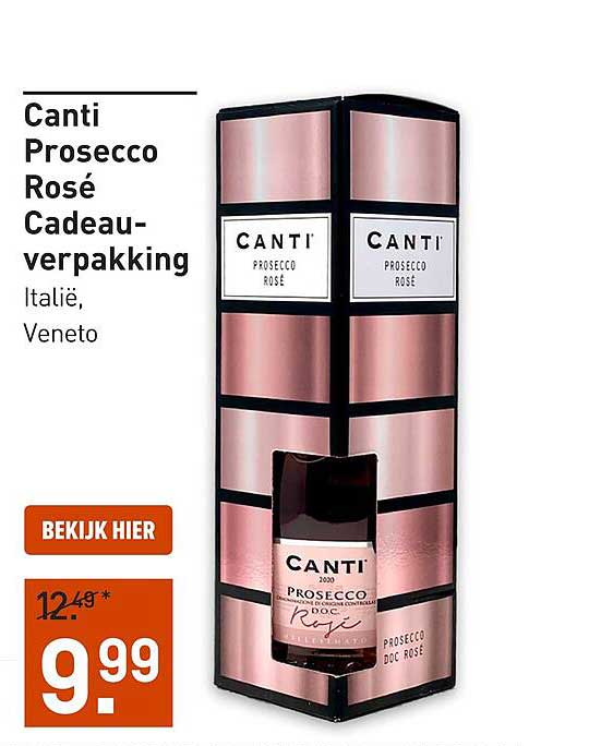 Canti Prosecco Rosé Cadeauverpakking
