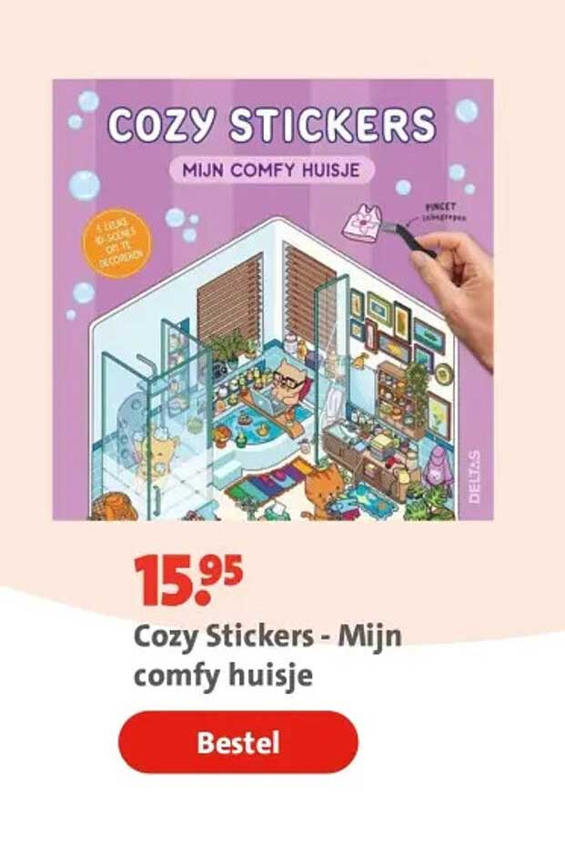 Cozy Stickers - Mijn comfy huisje