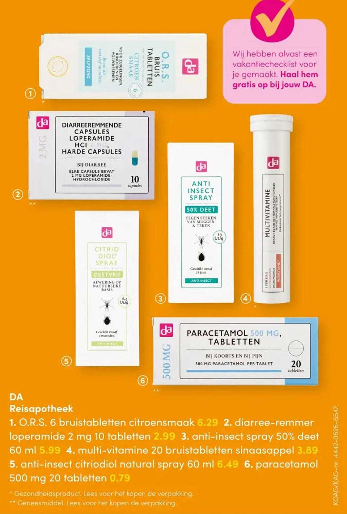 DA Reisapotheek
