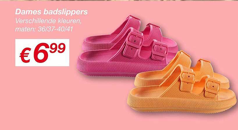 Dames badslippers
