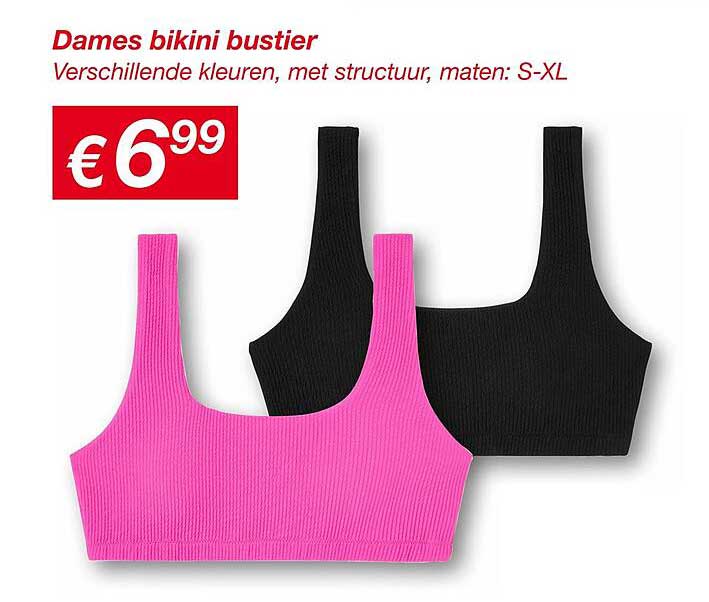 Dames bikini bustier