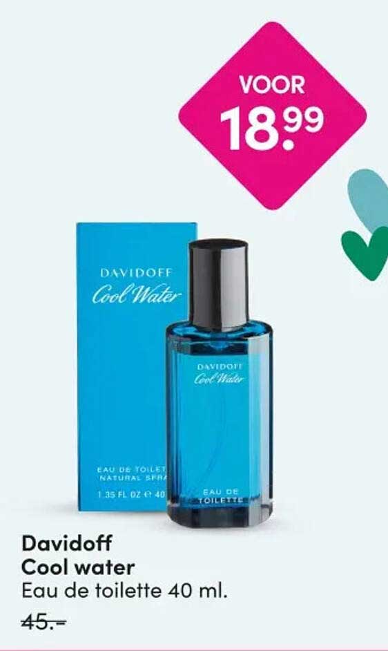 Davidoff Cool water Eau de toilette 40 ml.