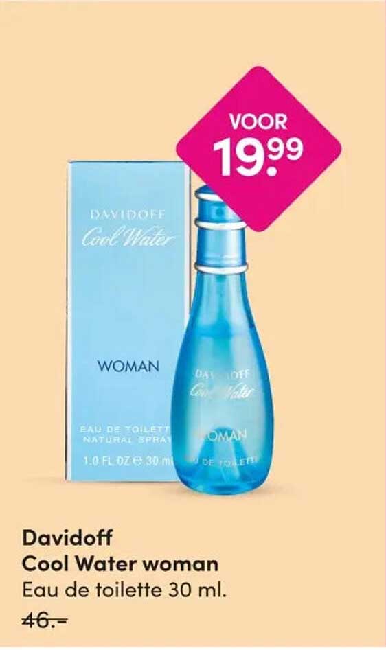 Davidoff Cool Water woman Eau de toilette 30 ml.