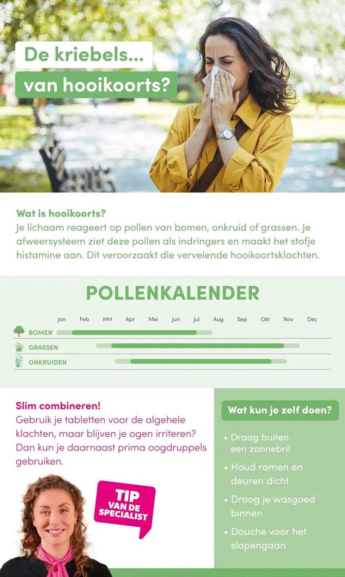 De kriebels... van hooikoorts?
