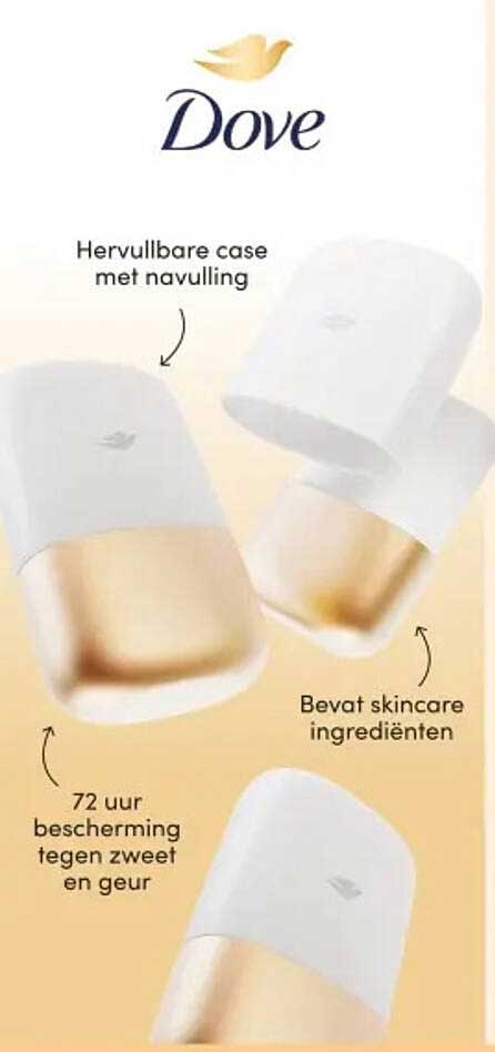 Dove Hervulbare case met navulling