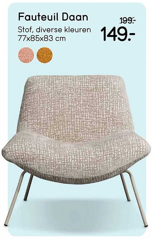 Fauteuil Daan