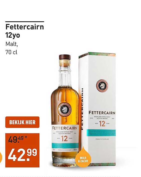 Fettercairn 12yo Malt, 70 cl
