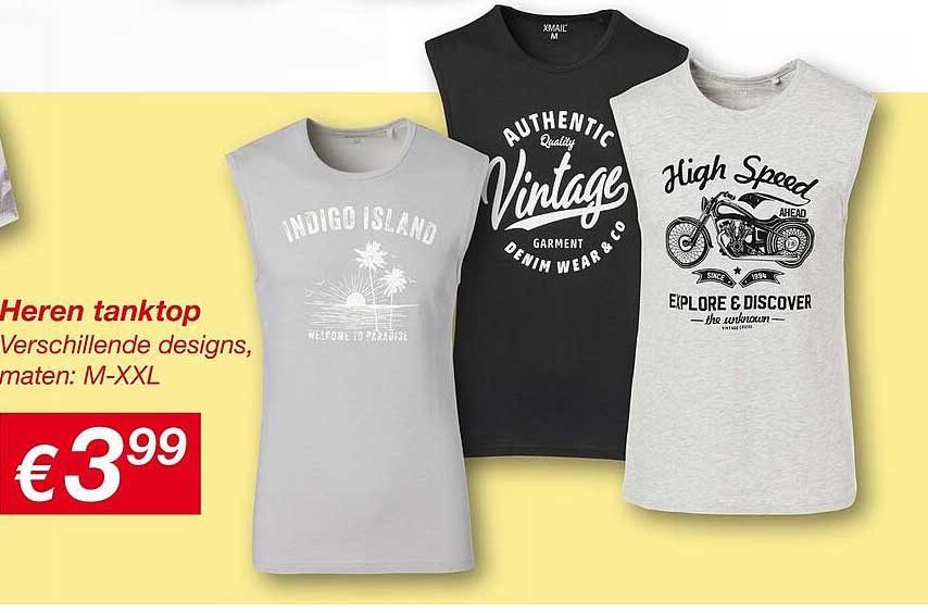 Heren tanktop