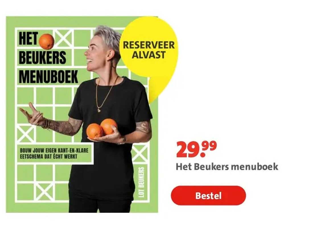 Het Beukers menuboek