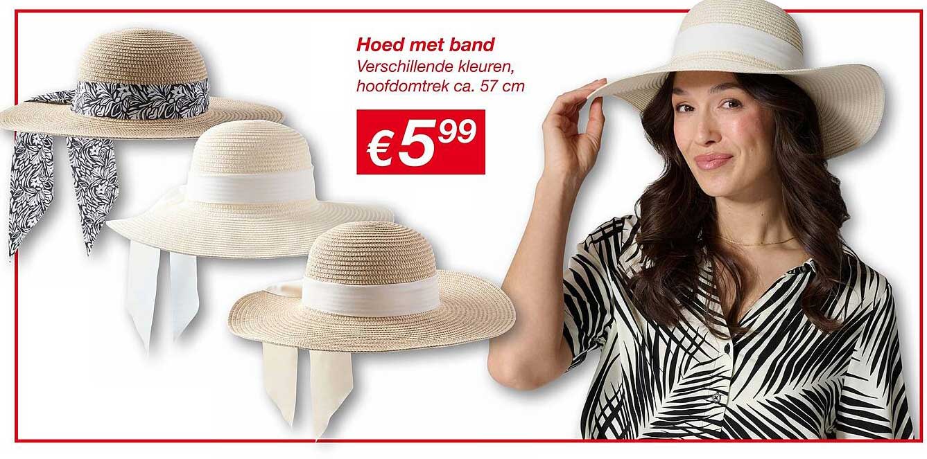 Hoed met band