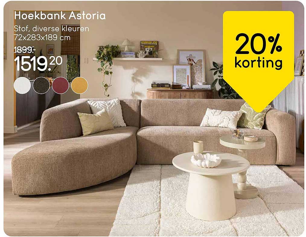 Hoekbank Astoria