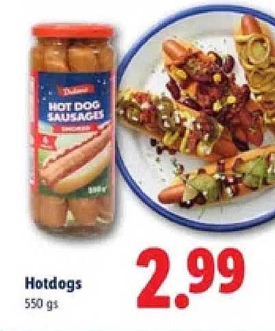 Hotdogs 550 g