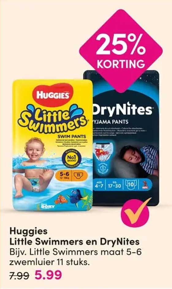 Huggies Little Swimmers en DryNites