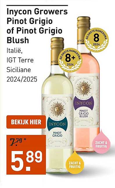 Inycon Growers Pinot Grigio of Pinot Grigio Blush
