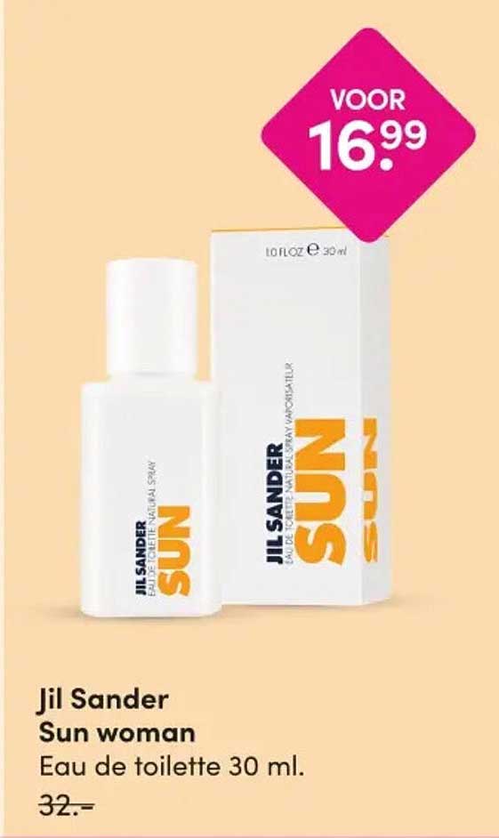 Jil Sander Sun woman Eau de toilette 30 ml.