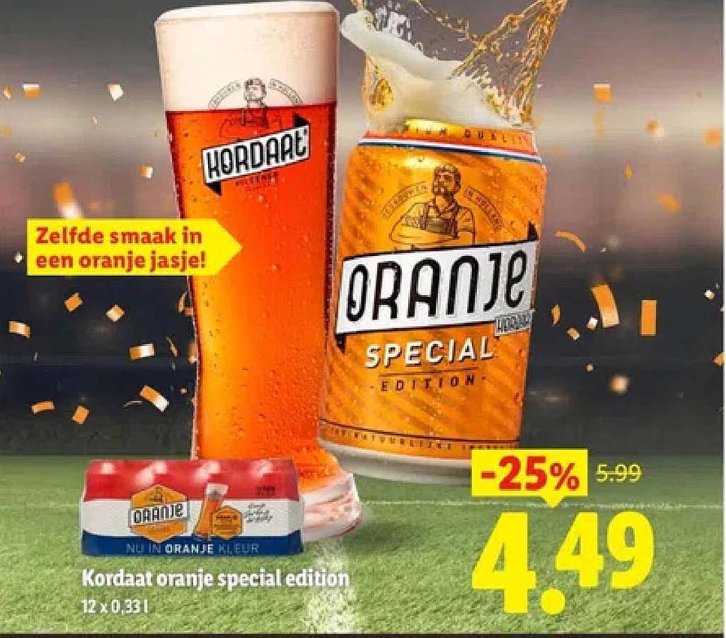 Kordaat oranje special edition