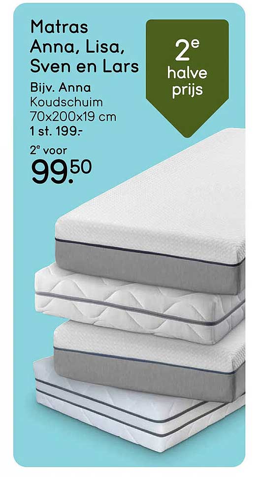 Matras Anna, Lisa, Sven en Lars 2e halve prijs