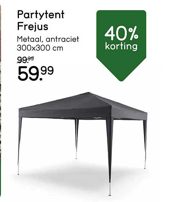 Partytent Frejus 40% korting
