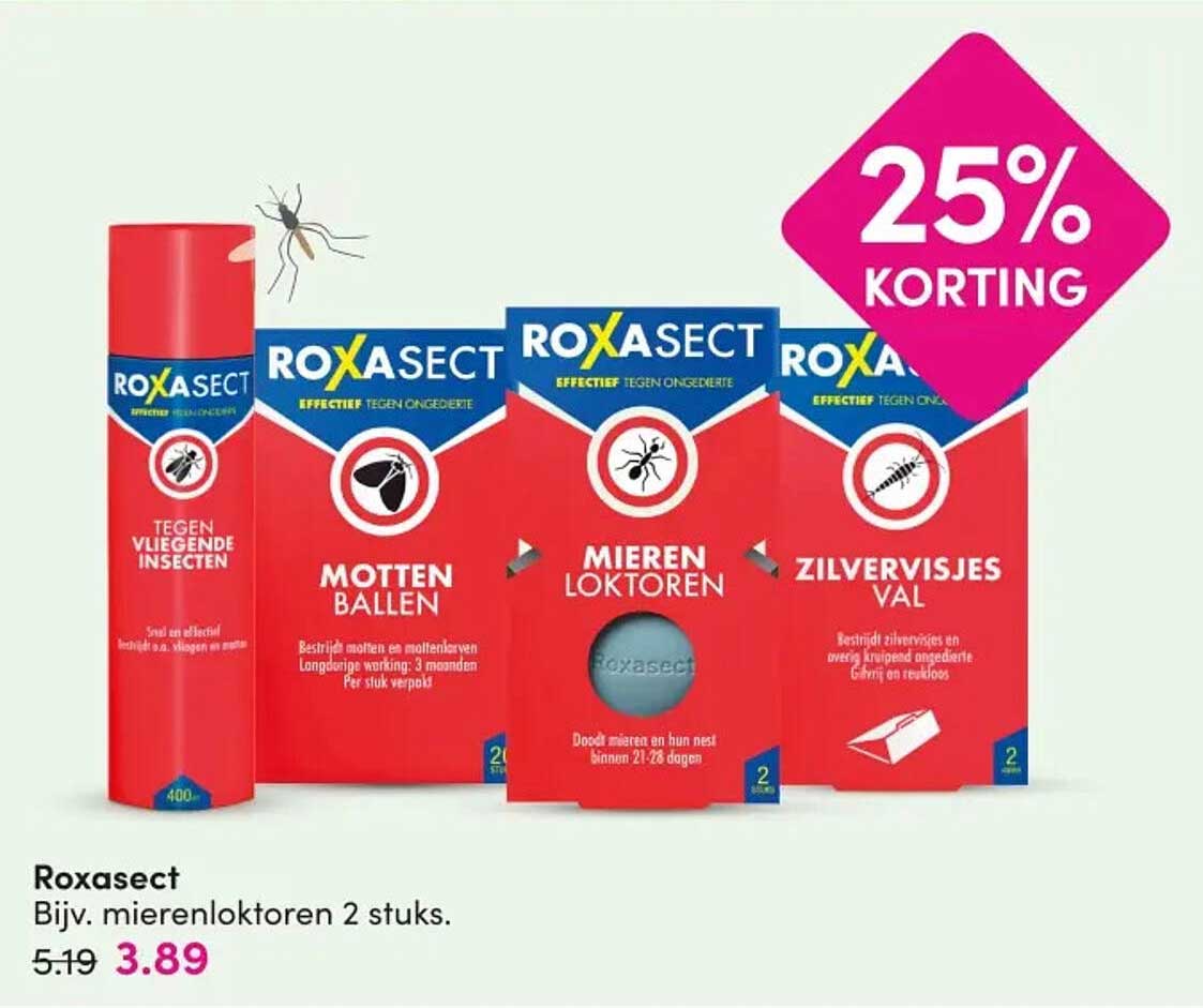 Roxasect Bijv. mierenloktoren 2 stuks. 25% KORTING