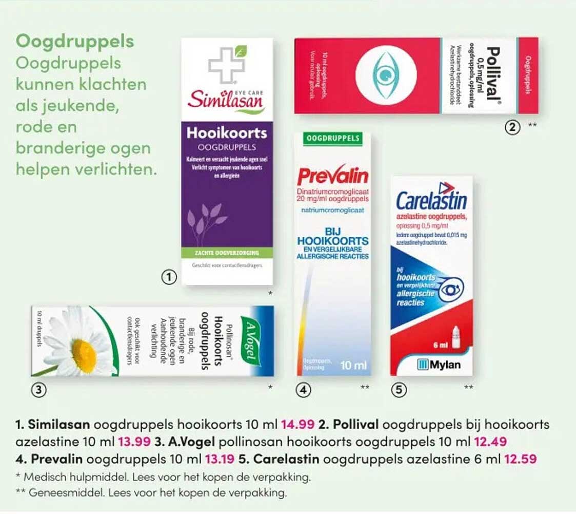 Similasan oogdruppels hooikoorts 10 ml