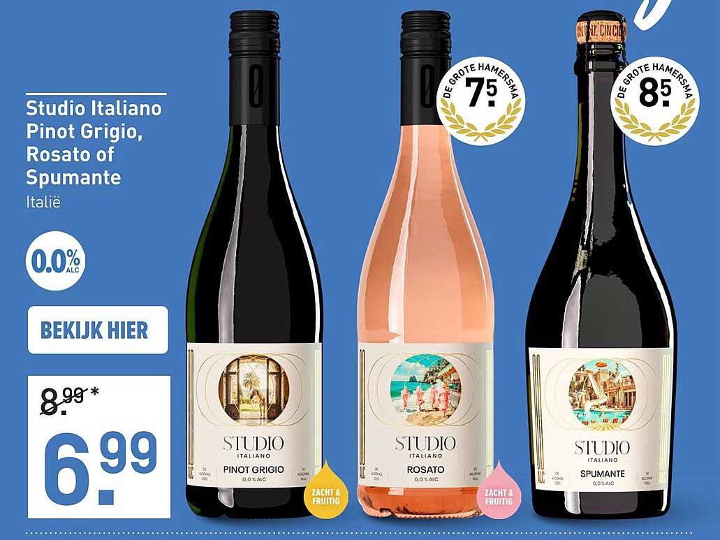 Studio Italiano Pinot Grigio, Rosato of Spumante
