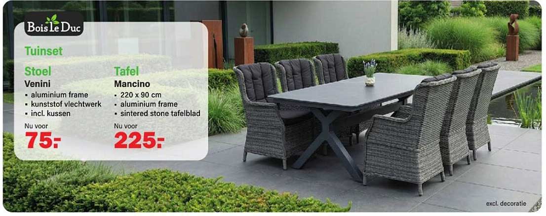 Tuinset Stoel Venini
