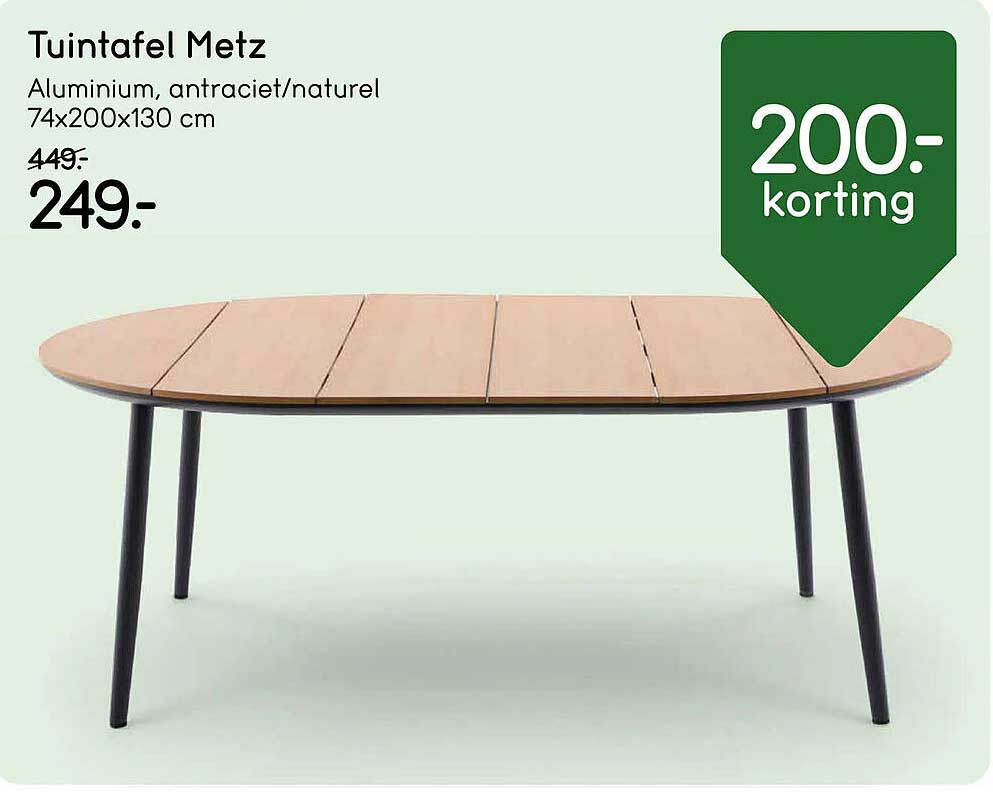 Tuintafel Metz