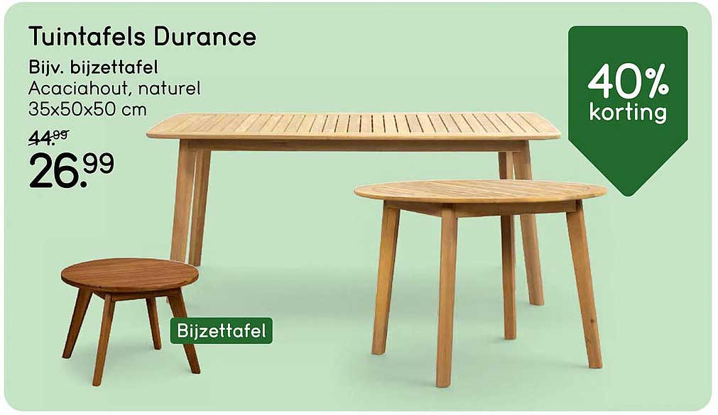 Tuintafels Durance