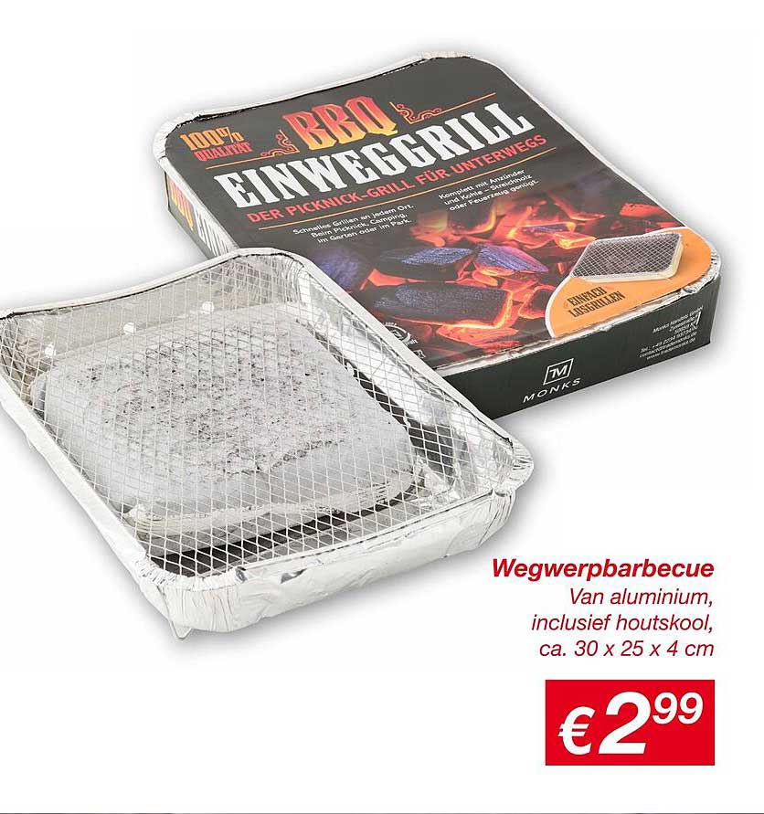 Wegwerpbarbecue
