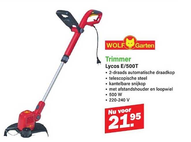 WOLF Garten Trimmer Lycos E/500T
