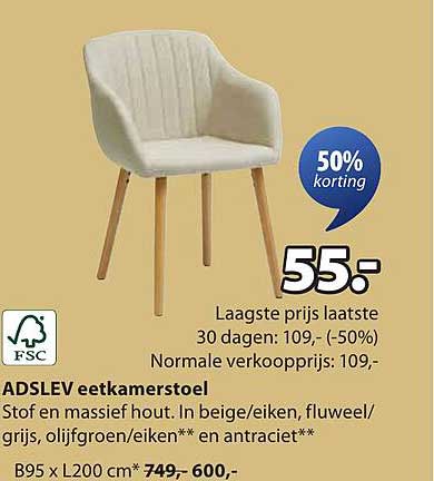 ADSLEV eetkamerstoel