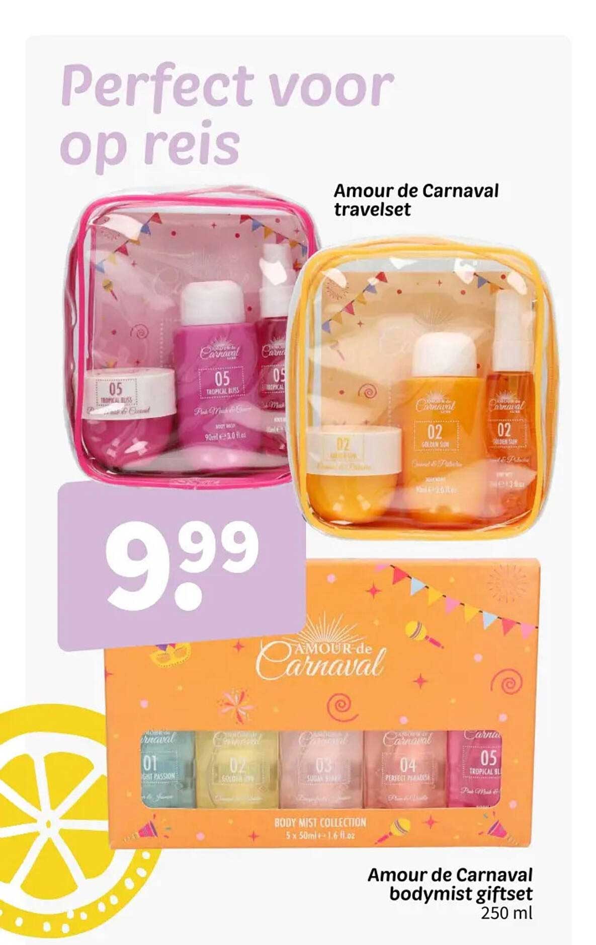 Amour de Carnaval travelset